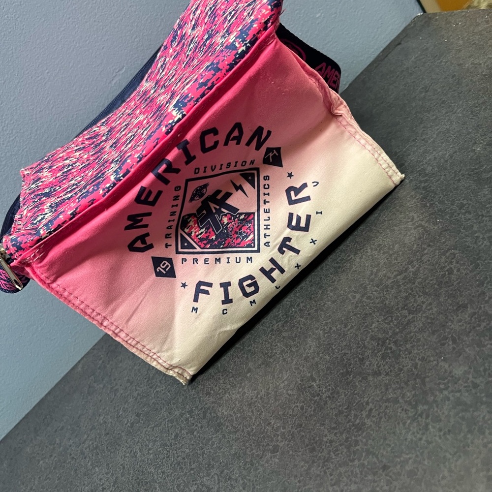 American Fighter Pink and Cream Bag